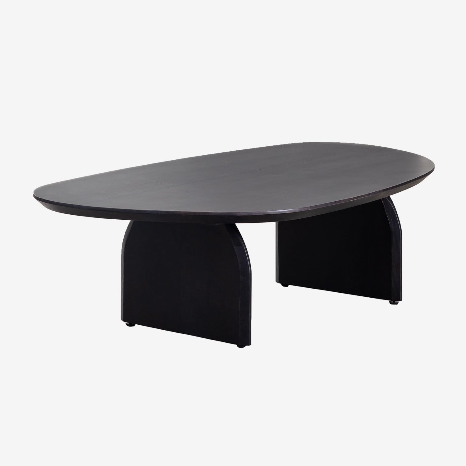 Sklum Bedum Tavolino Legno Acacia Nero 135 cm