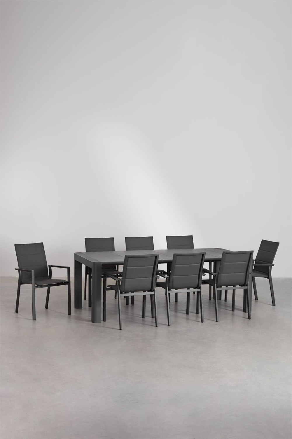Sklum Arnadine set da giardino 220x100 8 sedie esterno