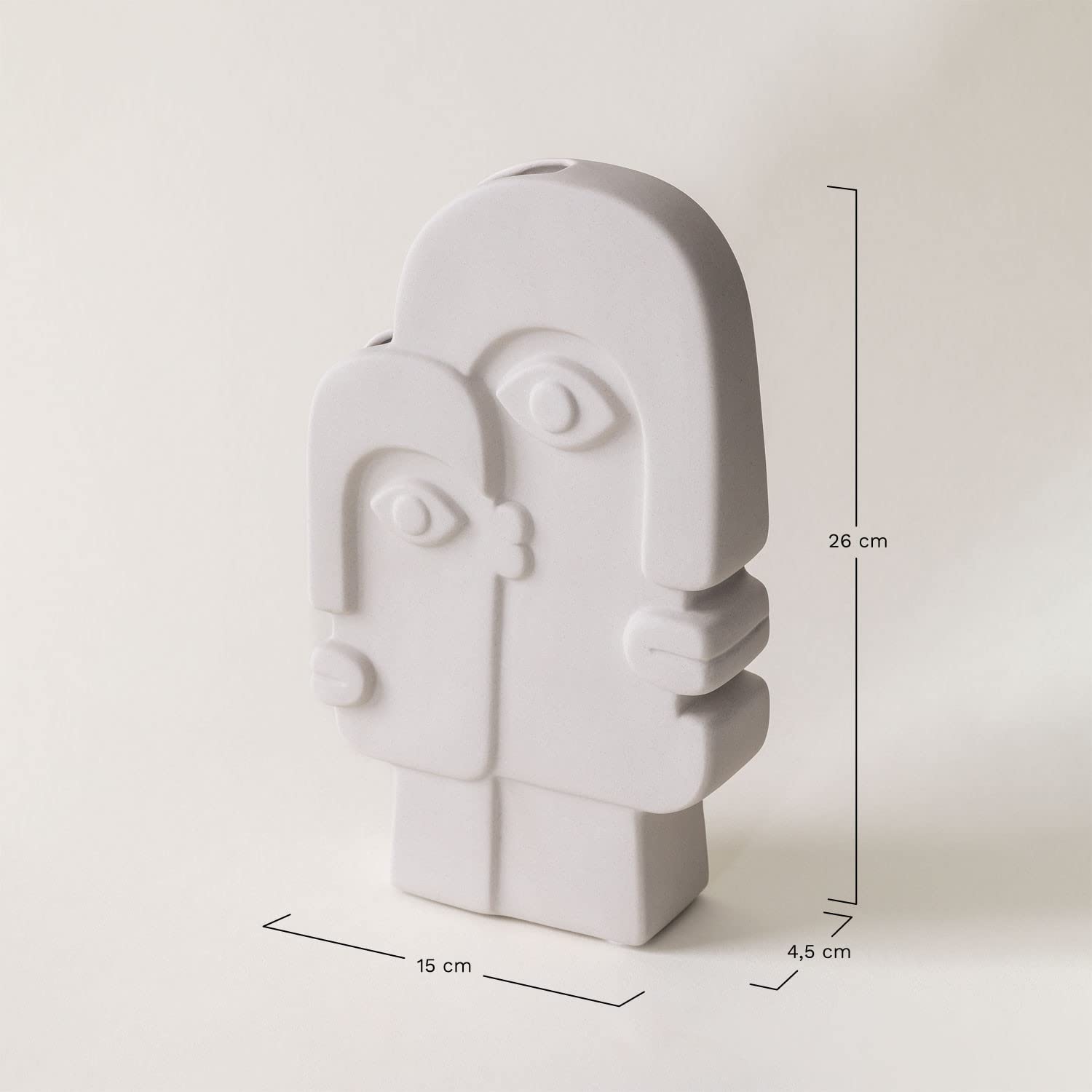Sklum Sevan Vaso in Ceramica 26 cm Viso