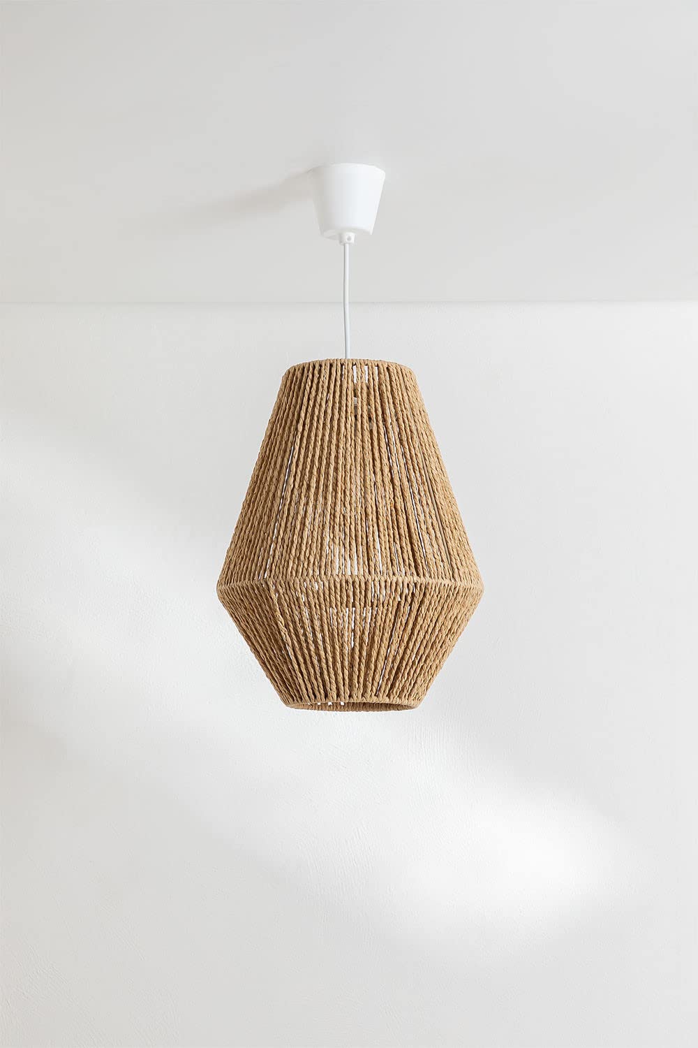 Sklum Sabar Plafoniera in carta intrecciata Natural Ø30 cm
