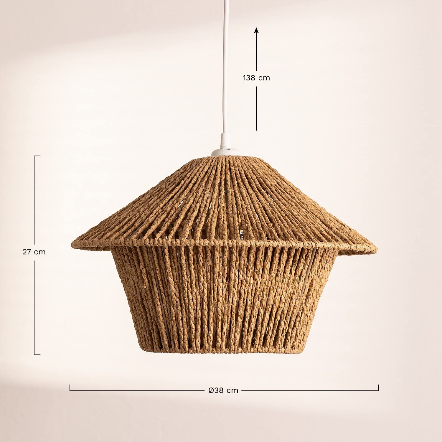 Sklum Jous lampada da soffitto carta intrecciata Ø38