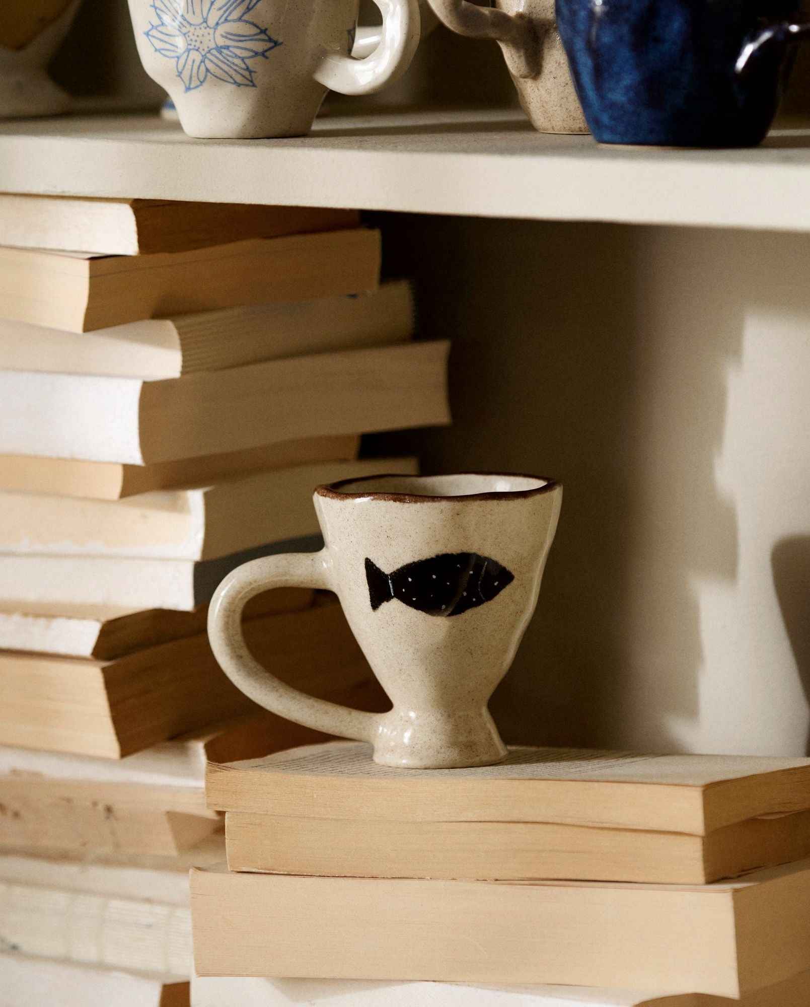 Bambua Atelier Forma Nara tazza gres con manico