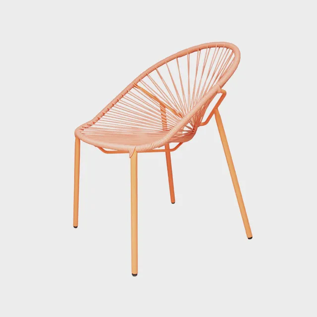 Acapulco Design AD-4 Flamingo sedia da pranzo rosa esterno