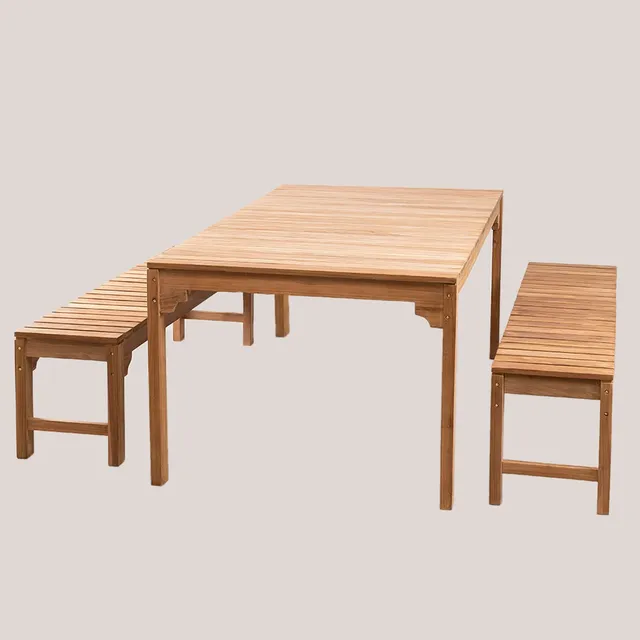 Sklum Donal Set Giardino Teak 8 Posti da Esterno