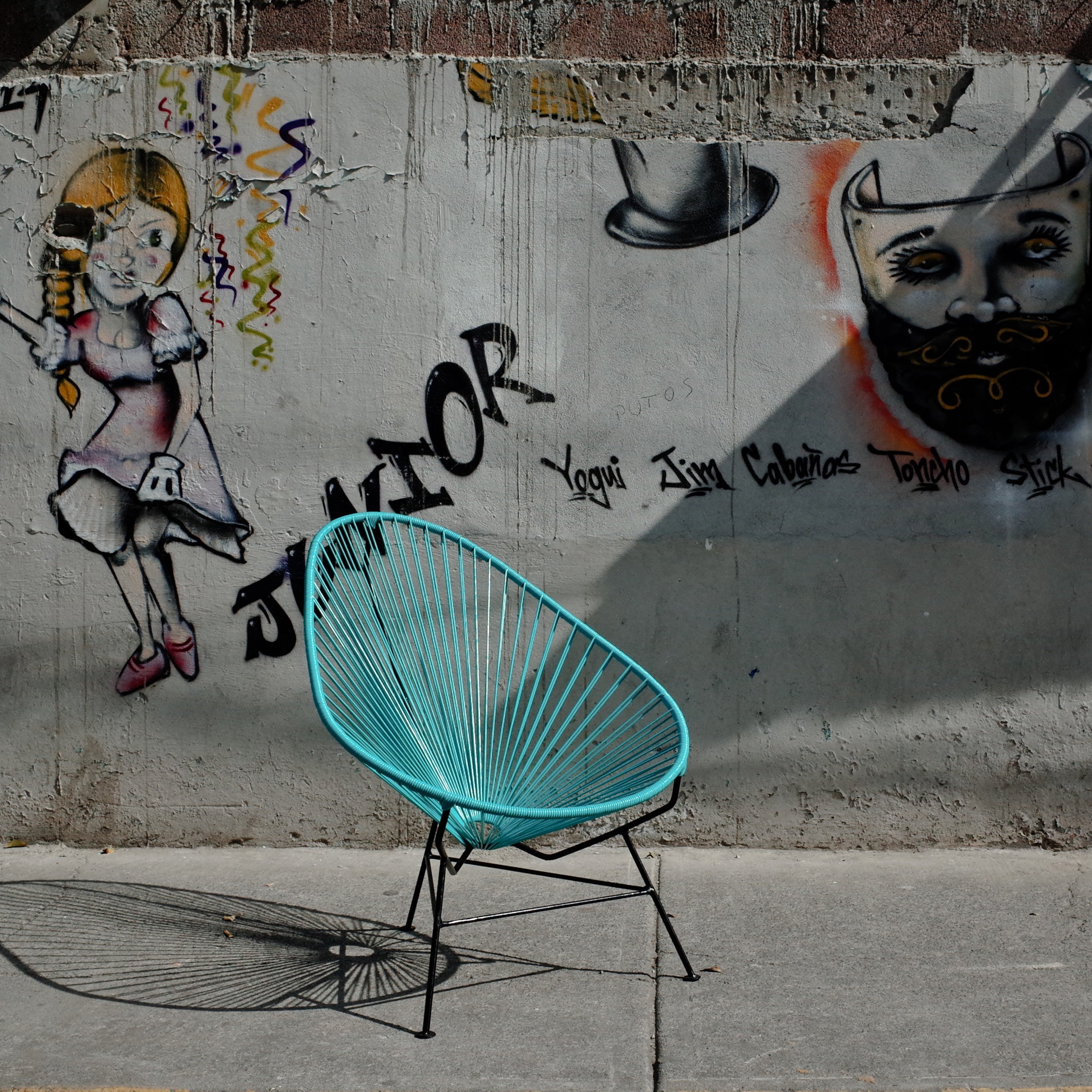 Acapulco Design Chair poltrona aqua verde da esterno