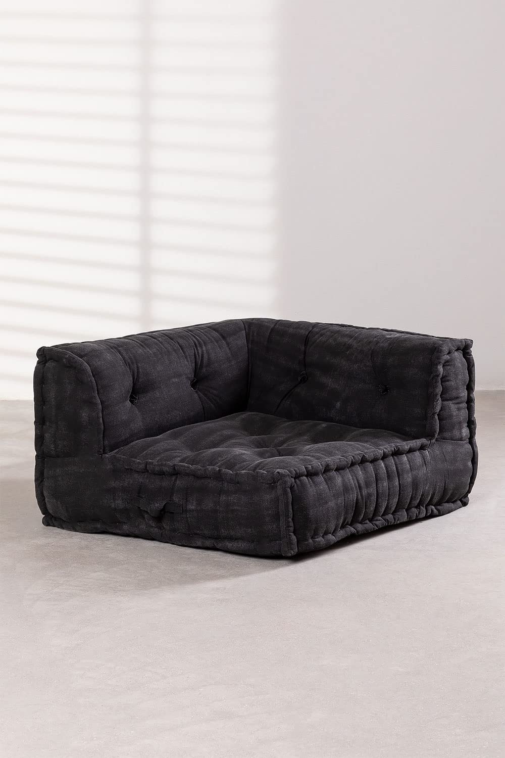 Sklum Dhel pouf modulare 83x83 cm cotone grafite