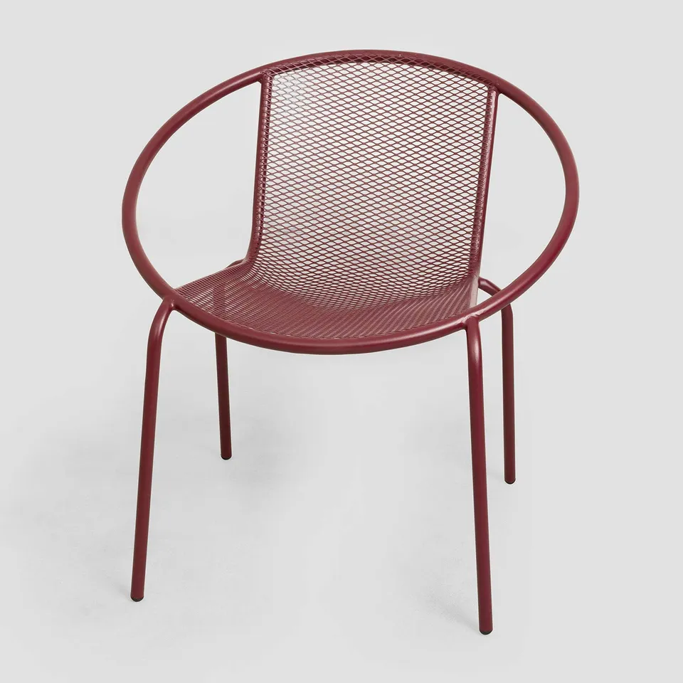 Sklum Dylha set 2 poltrone giardino rosso vino