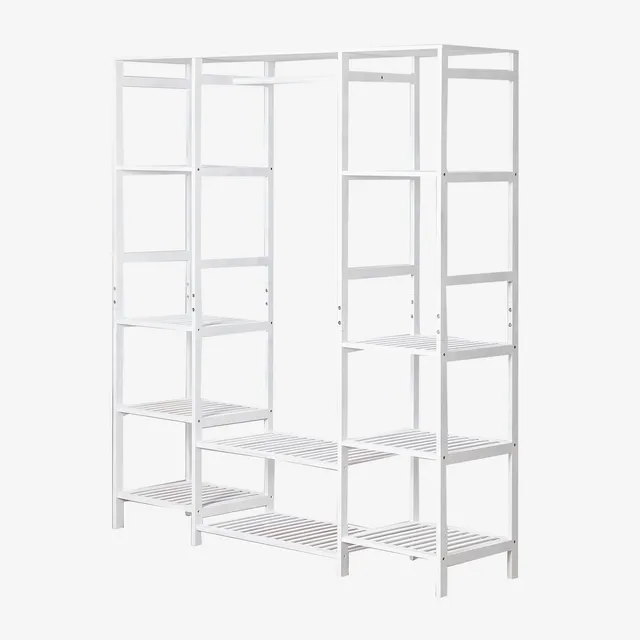 Sklum Krauford guardaroba aperto 155 cm in bambù