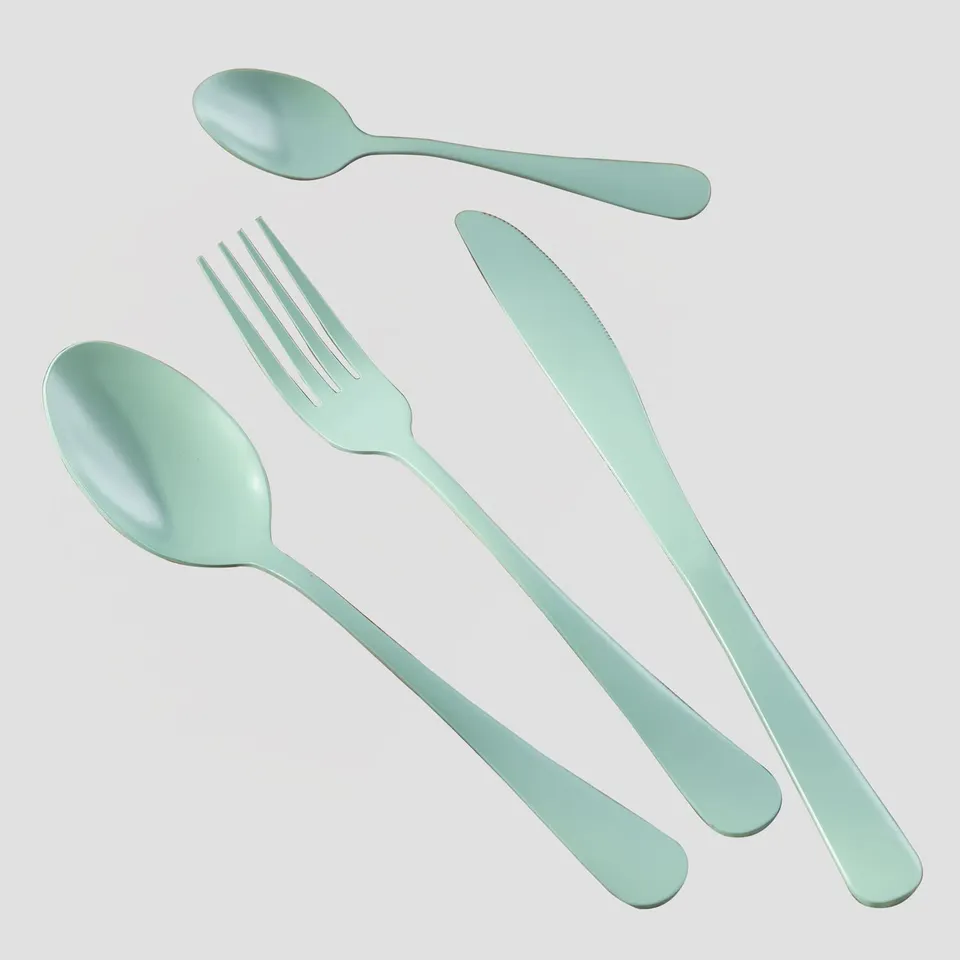 Sklum Artica set posate 16 pezzi verde acquamarina