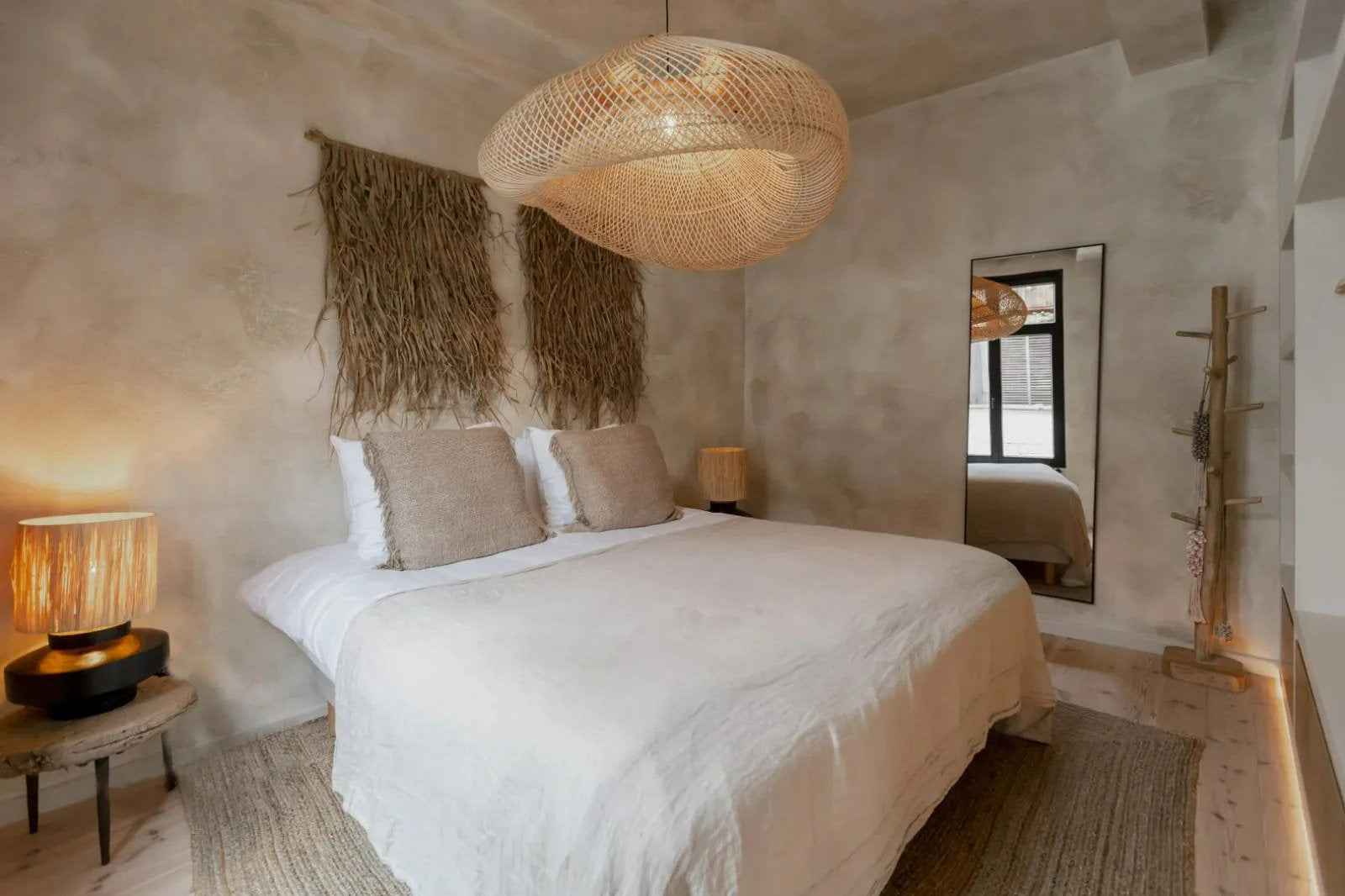 Bambua Cloud lampada a sospensione XXL naturale