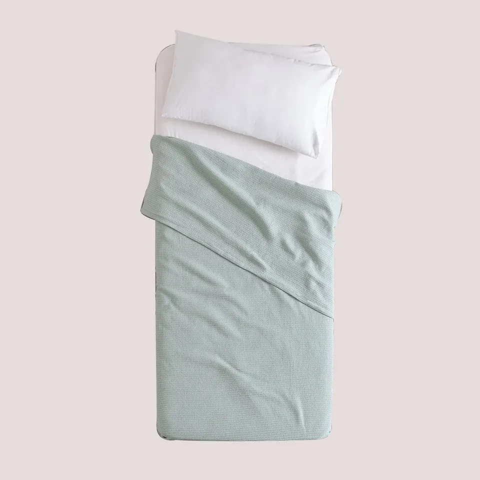 Sklum Bimba Verde Menta coperta in cotone 150x220 cm