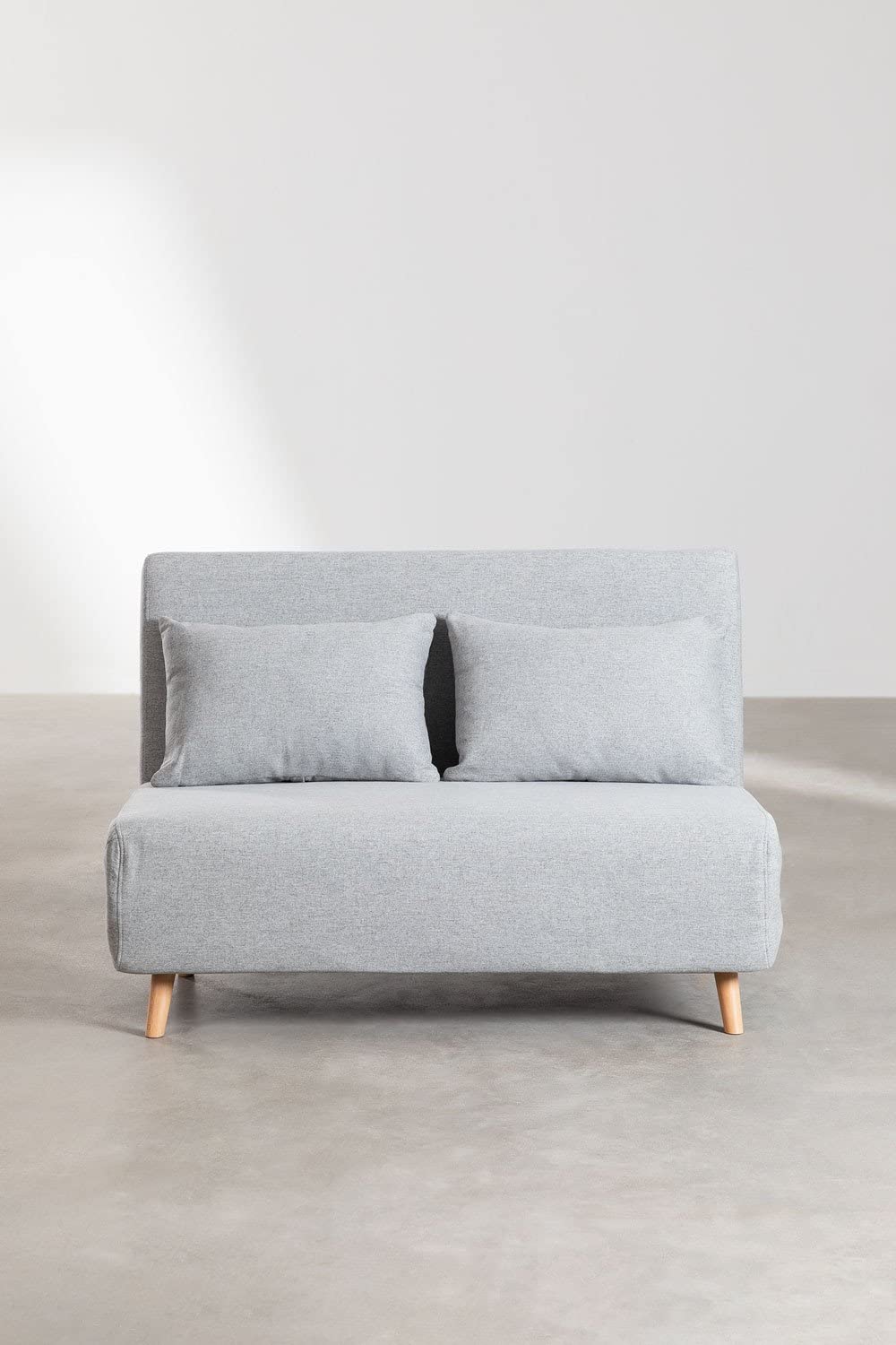 Sklum Elen Essentials Divano Letto 2 Posti in Tessuto con Cuscini
