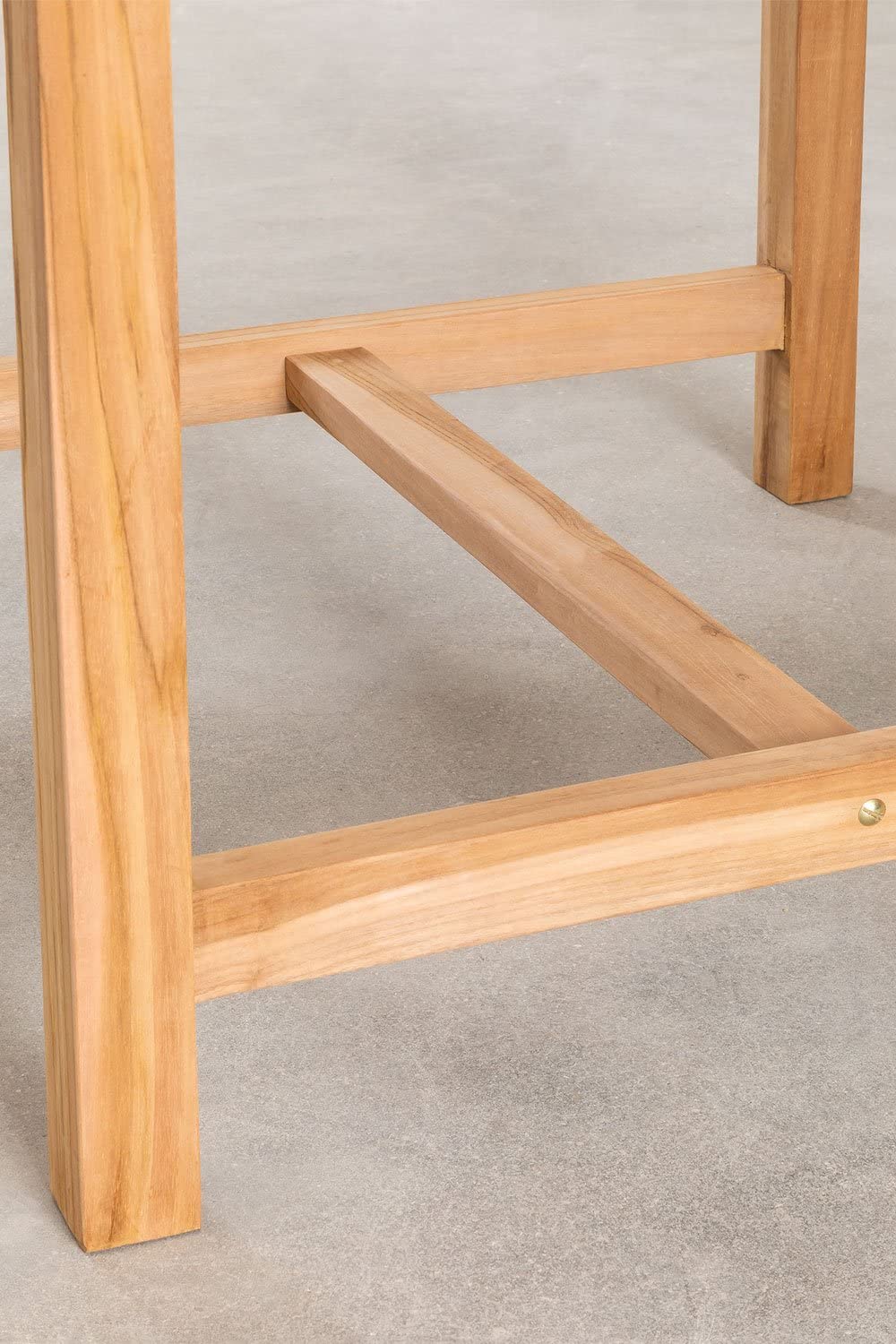 Sklum Pira tavolo alto 70x70 cm legno teak 105 cm