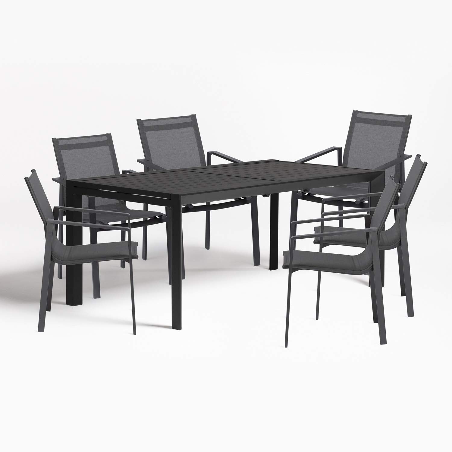 Sklum Starmi Eika Set da Giardino 180-240 cm Antracite