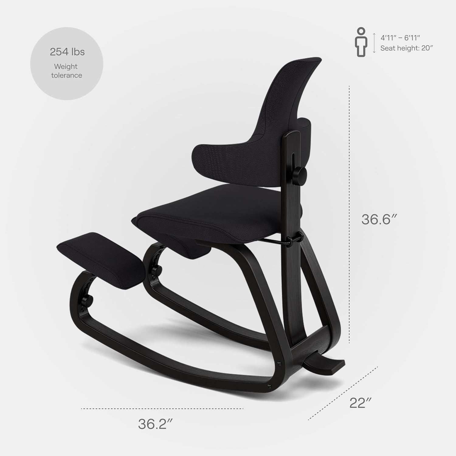 Varier Thatsit sedia ergonomica posturale regolabile