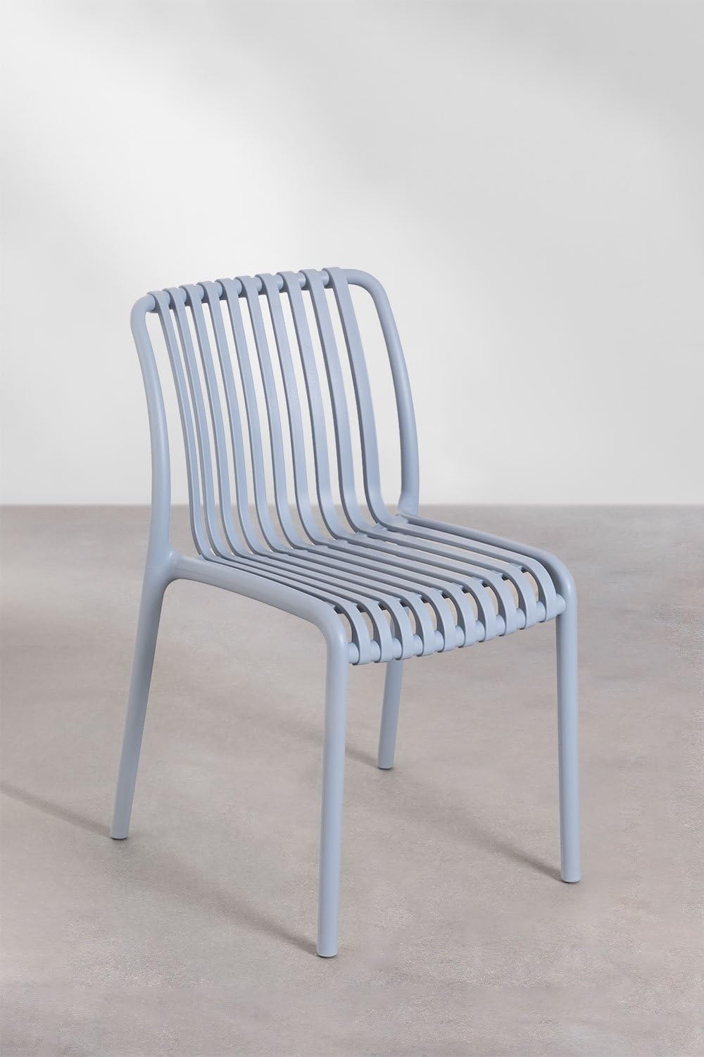 Sklum Wendell sedia da giardino grigio delfino impilabile