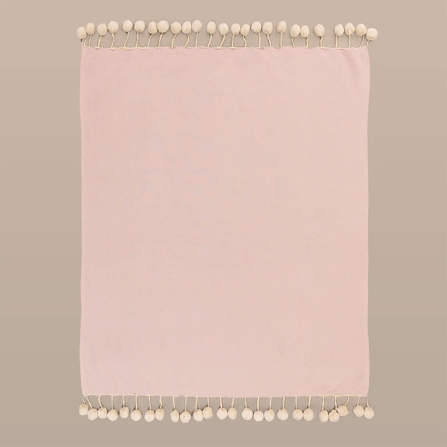 Sklum Olis plaid cotone rosa 163x122 cm nappe