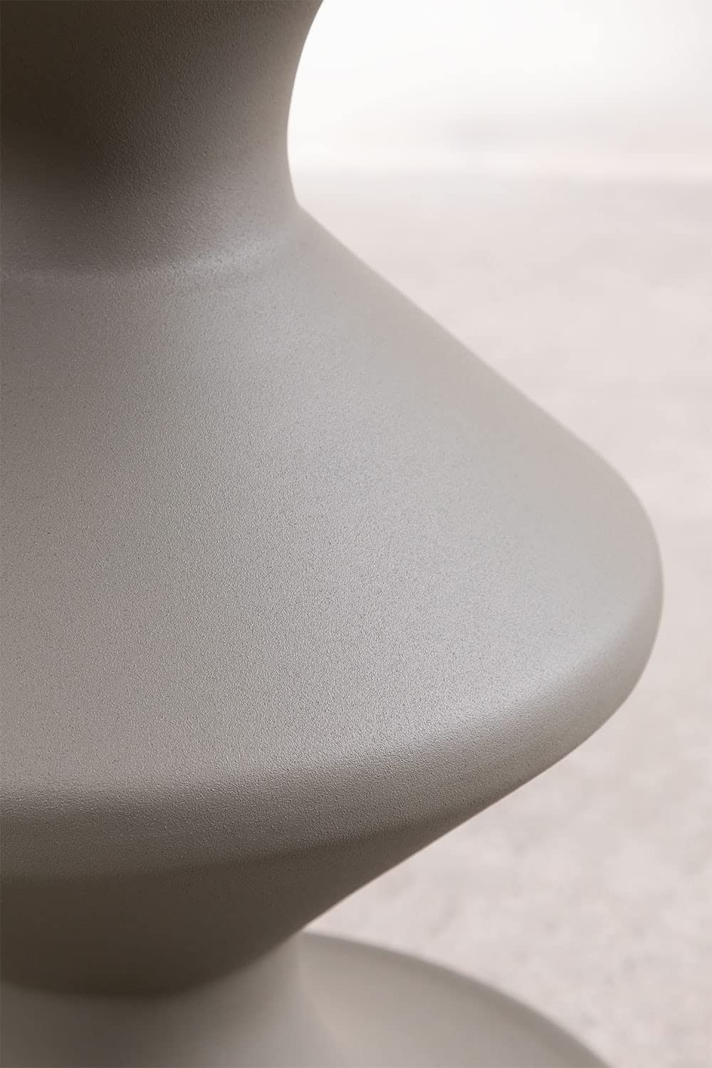 Sklum Zhou tavolino rotondo in metallo 31 cm grigio