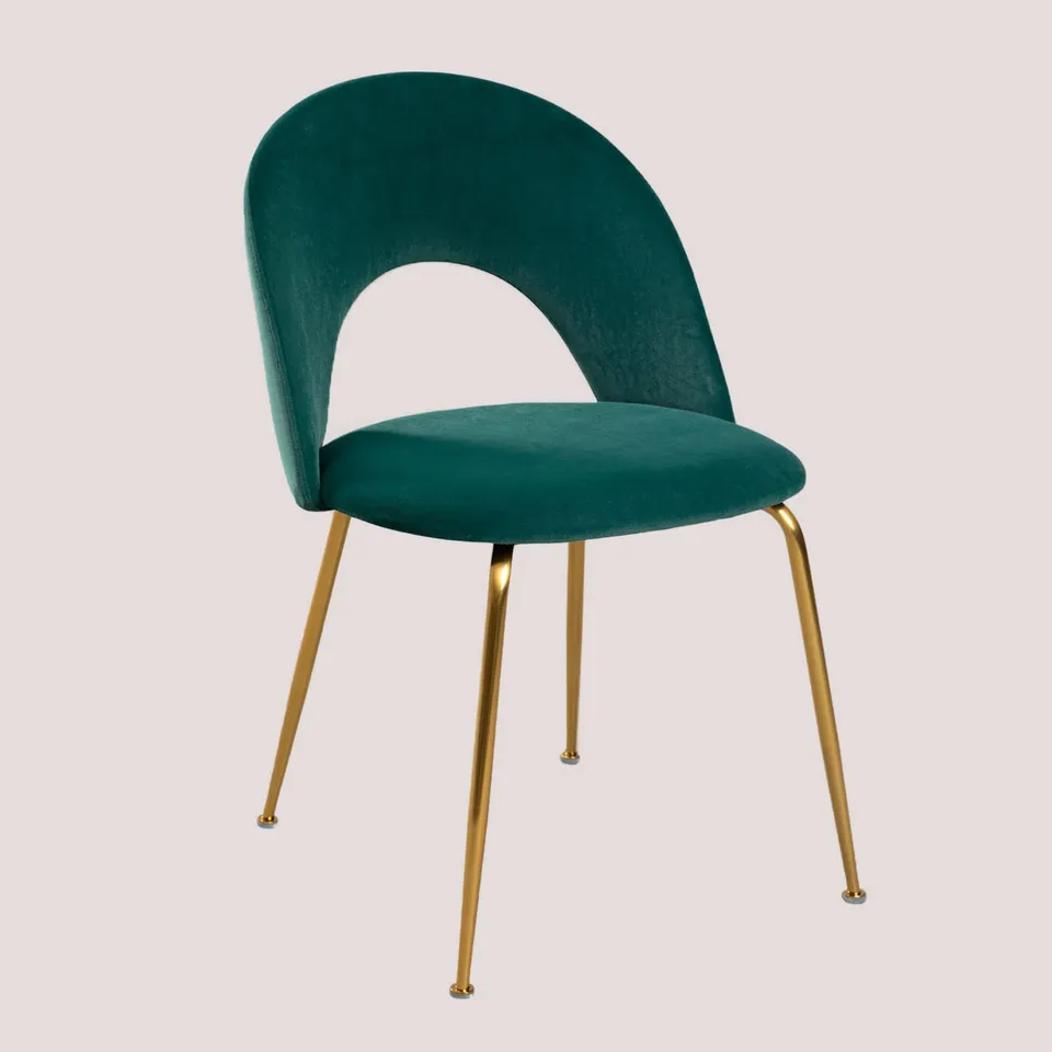 Sklum Glorys Style sedia in velluto verde jungle