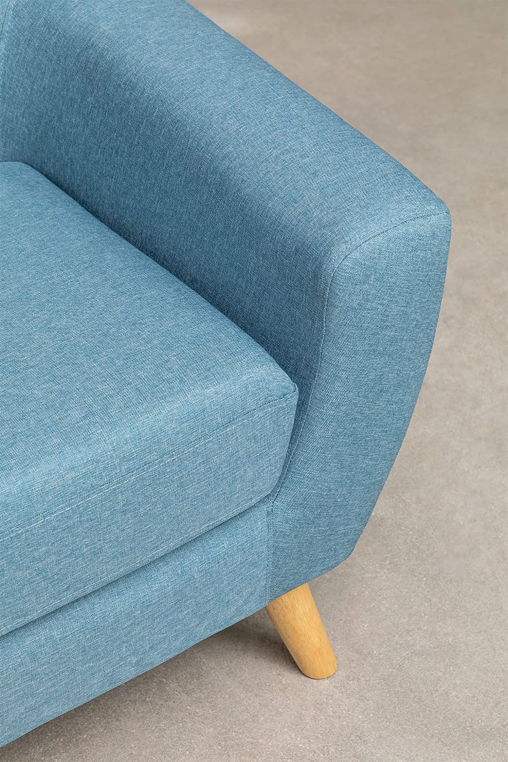 Sklum Aktic Divano 2 Posti in Lino Blu Niagara 148 cm