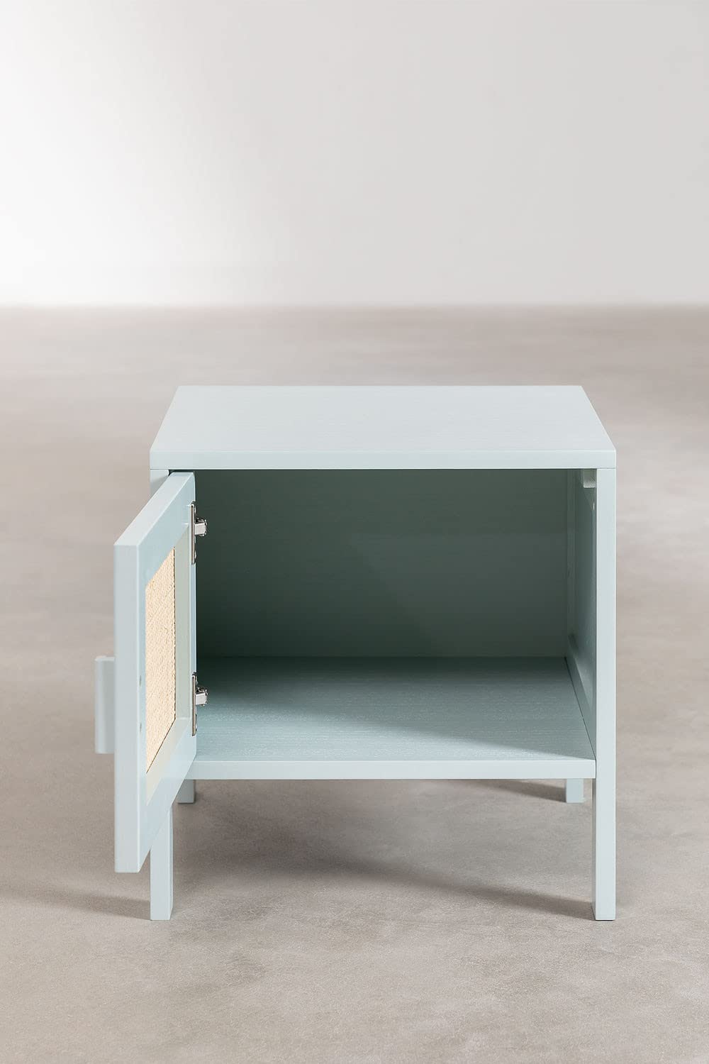 Sklum Reyna Kids Comodino Iceberg in Pino e Rattan