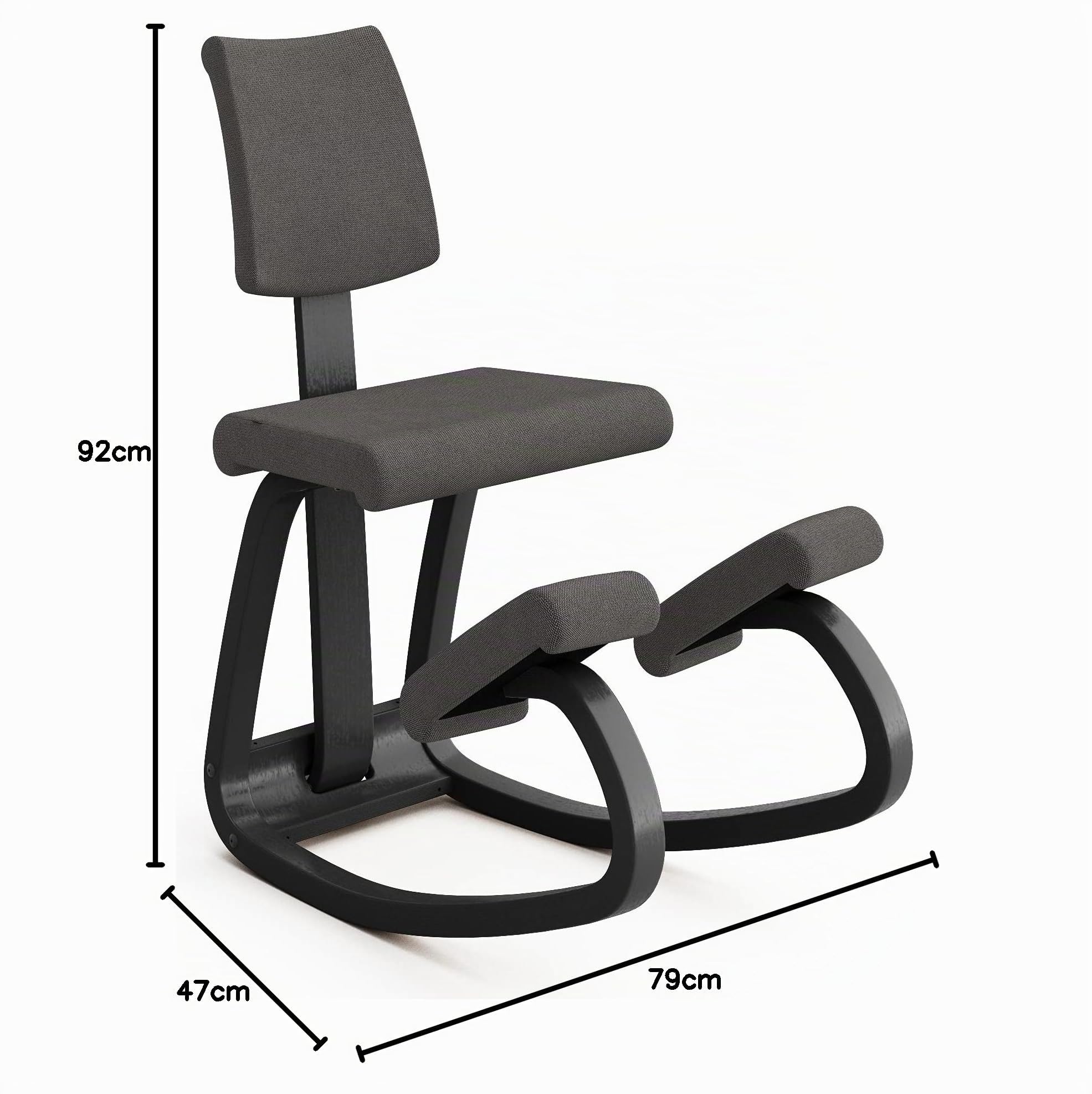 Varier Variable Plus sedia ergonomica grigia