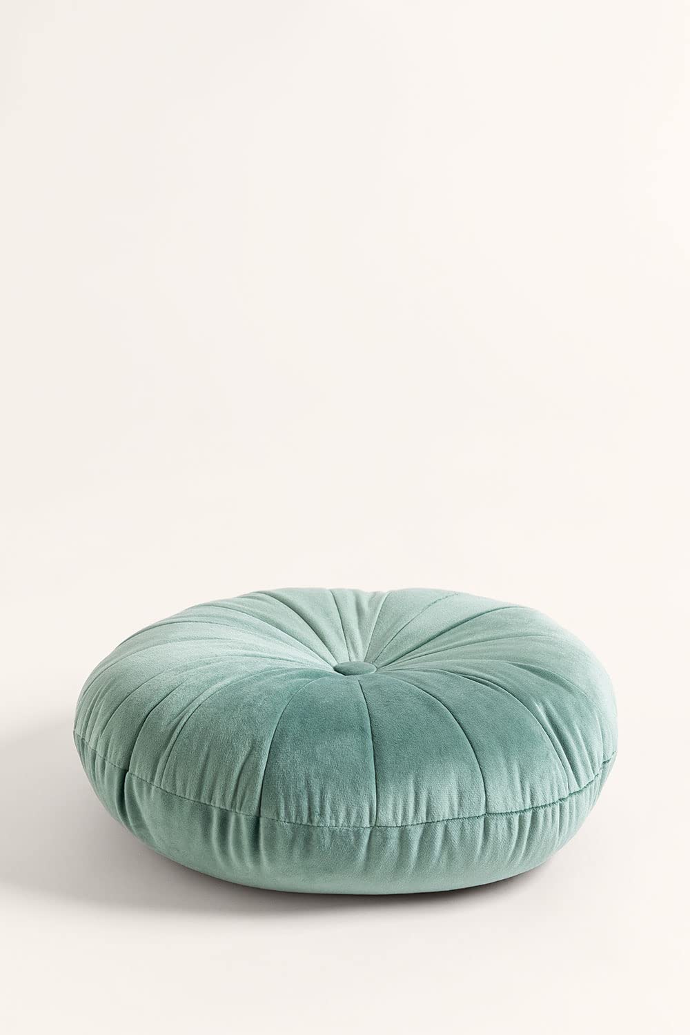 Sklum Kumba cuscino rotondo in velluto verde abete Ø38 cm