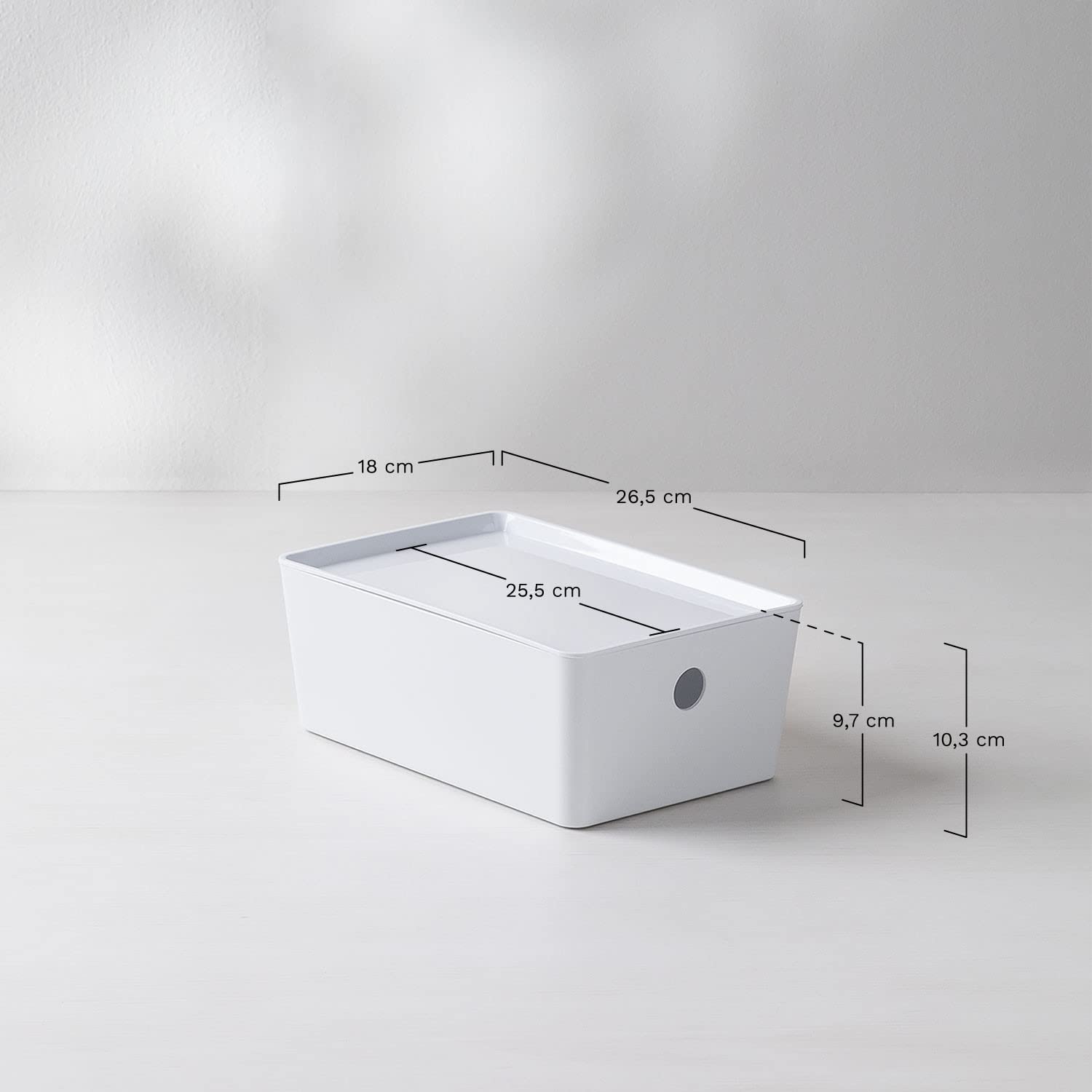 Sklum Meiyer Scatola Organizer 10 cm in Polietilene
