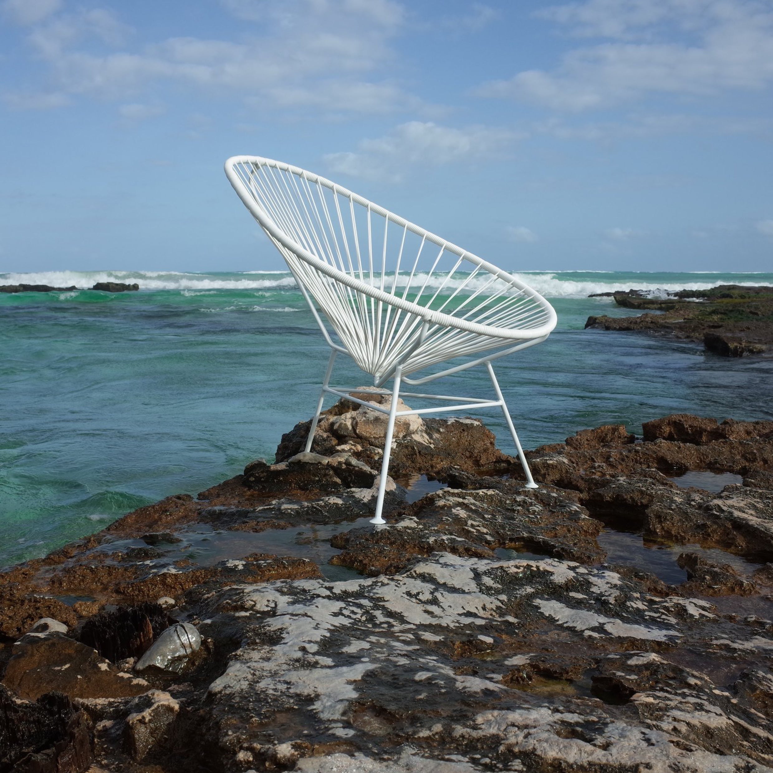 Acapulco Design Classic Blanco poltrona bianco da esterno