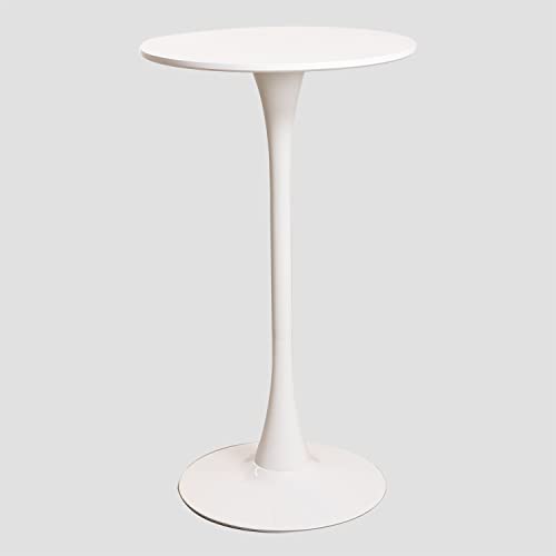 Sklum Ivet Style tavolo alto rotondo Ø60 cm bianco