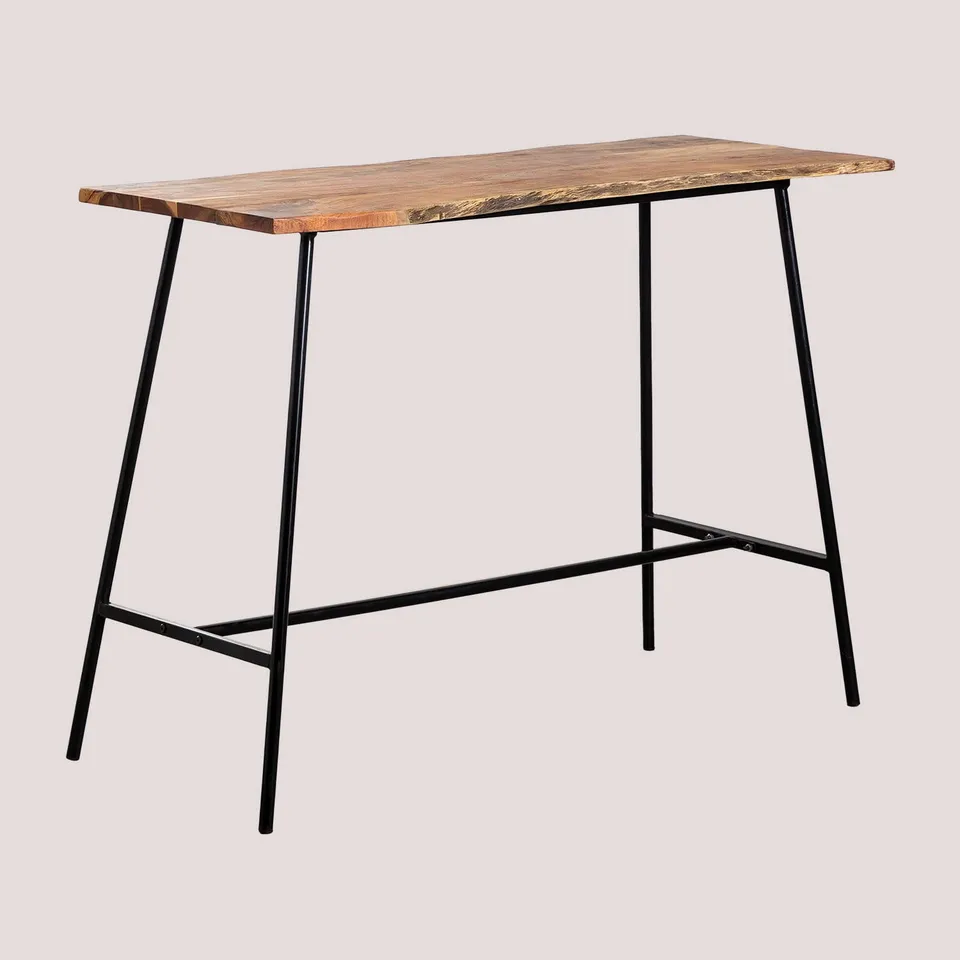Sklum Nylta tavolo alto bar 140x60 cm legno riciclato