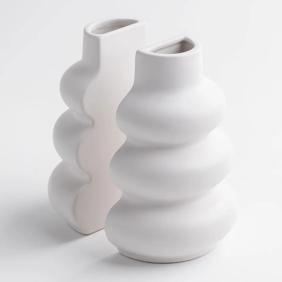 Sklum Crosby set 2 fermalibri ceramica onda opaca