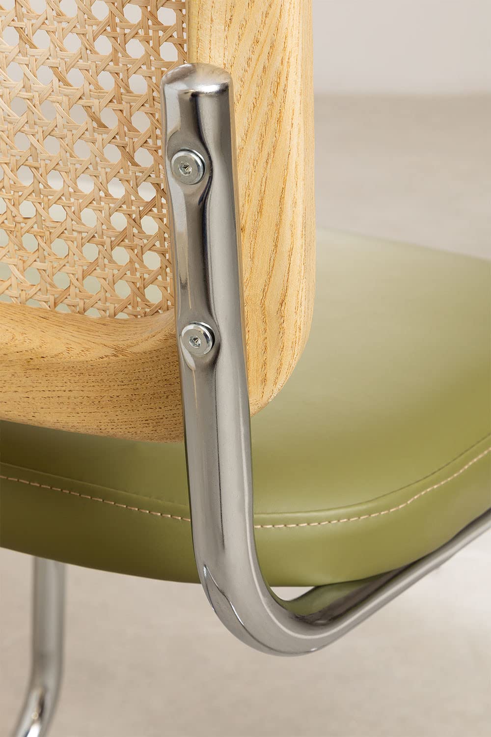 Sklum Tento sedia da pranzo similpelle rattan