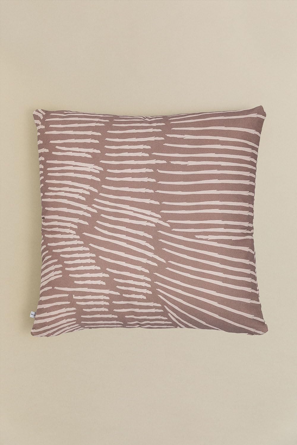 Sklum Ubongo Style federa 60x60 cotone marrone moka