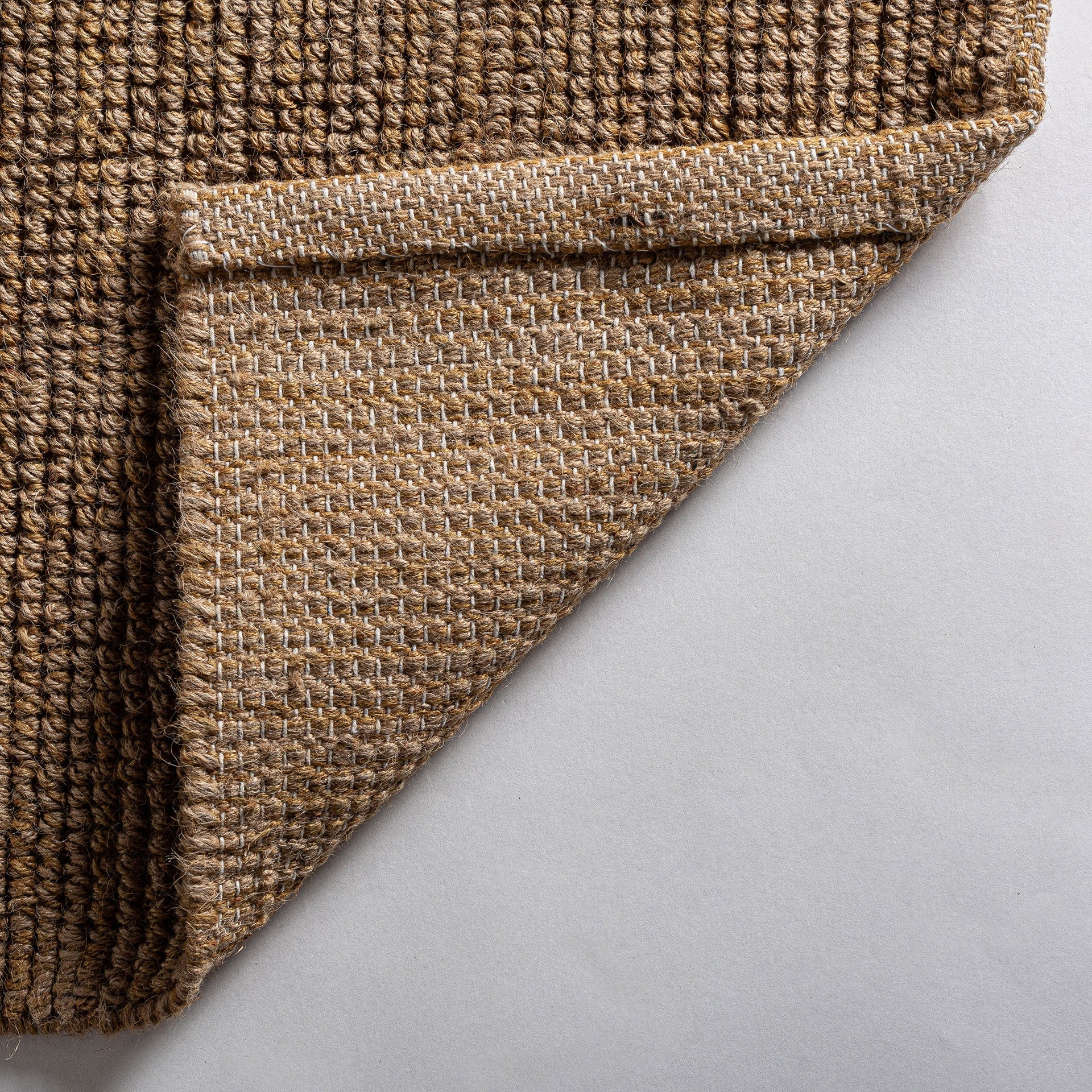 Bambua Tish tappeto juta cotone 340x240 marrone
