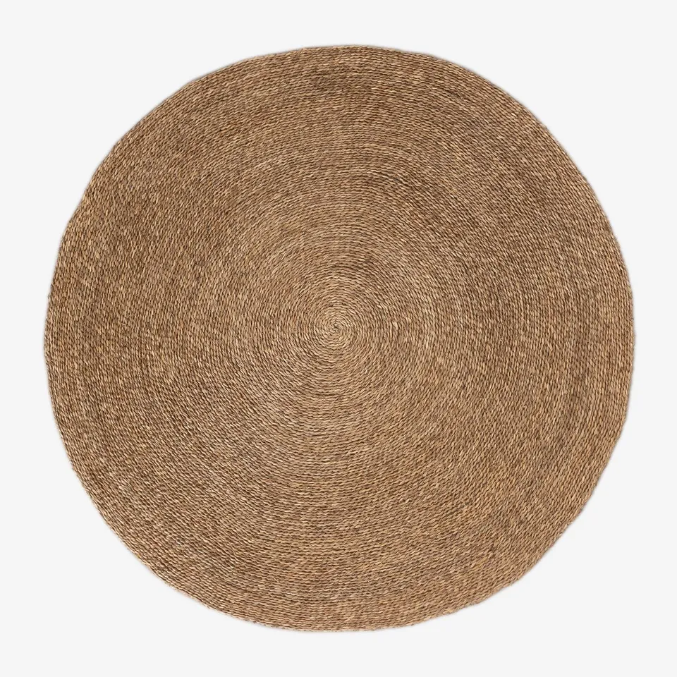 Sklum Drak Tappeto Rotondo Juta Ø145 cm Naturale