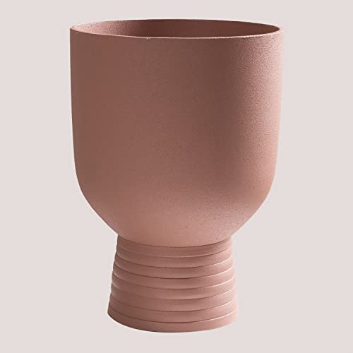 Sklum Fero vaso in alluminio incarnato 22 cm