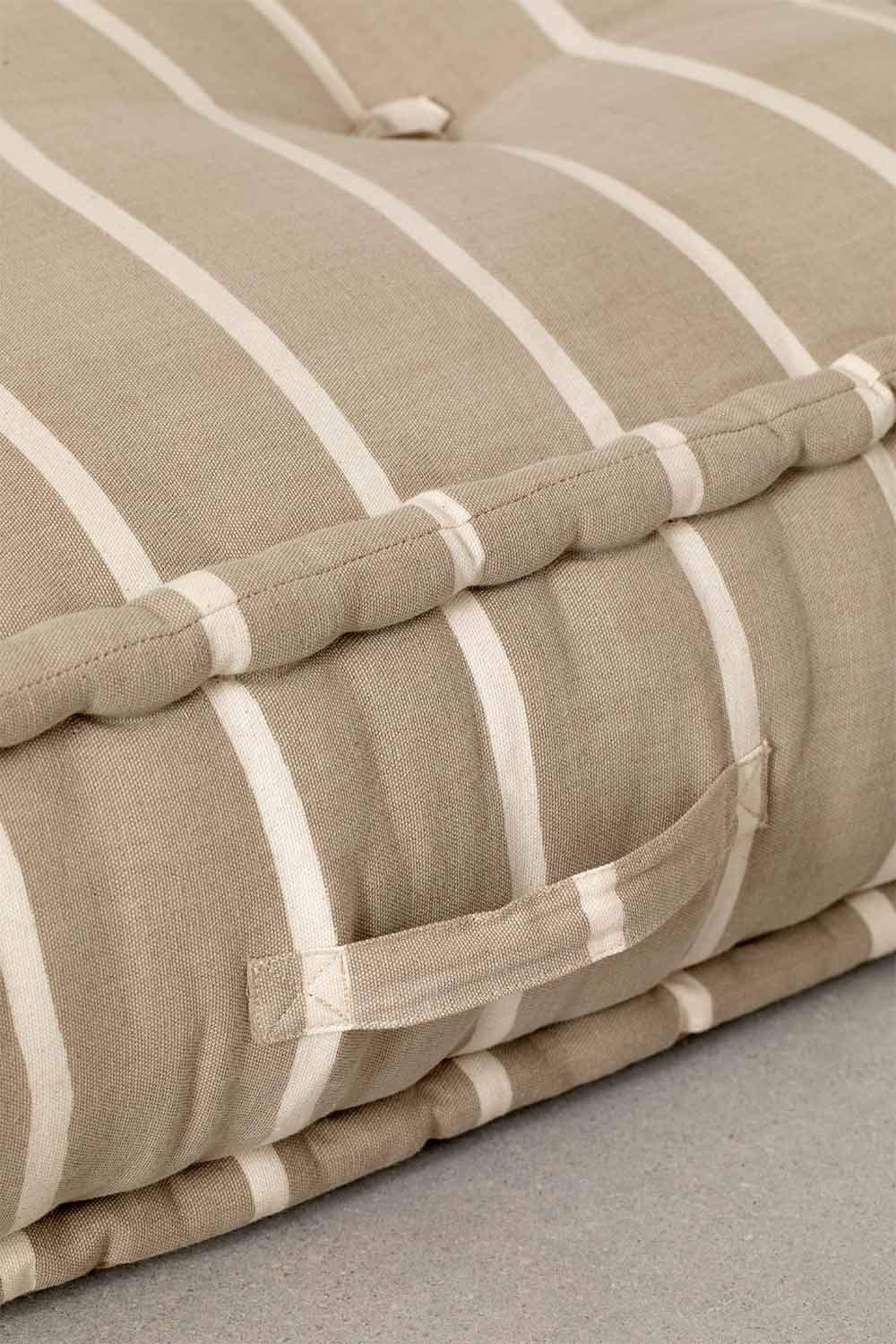 Sklum Dhel Boho pouf divano modulare marrone moka cotone