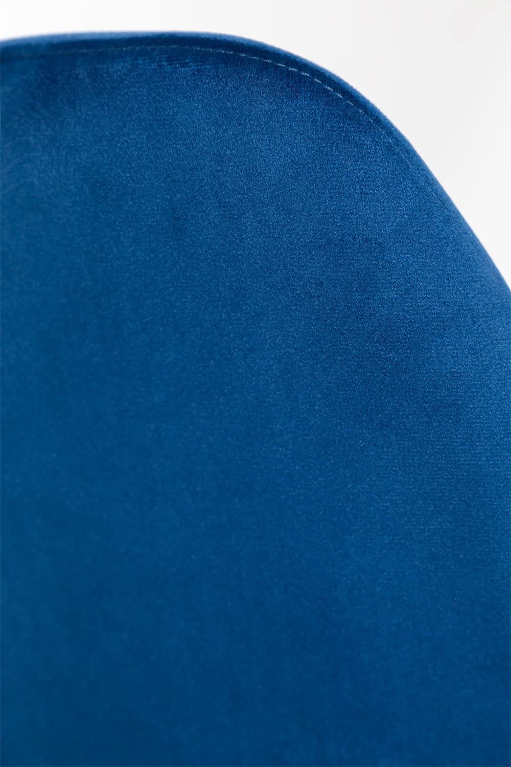 Sklum Ervi Design sedia da pranzo velluto blu con braccioli
