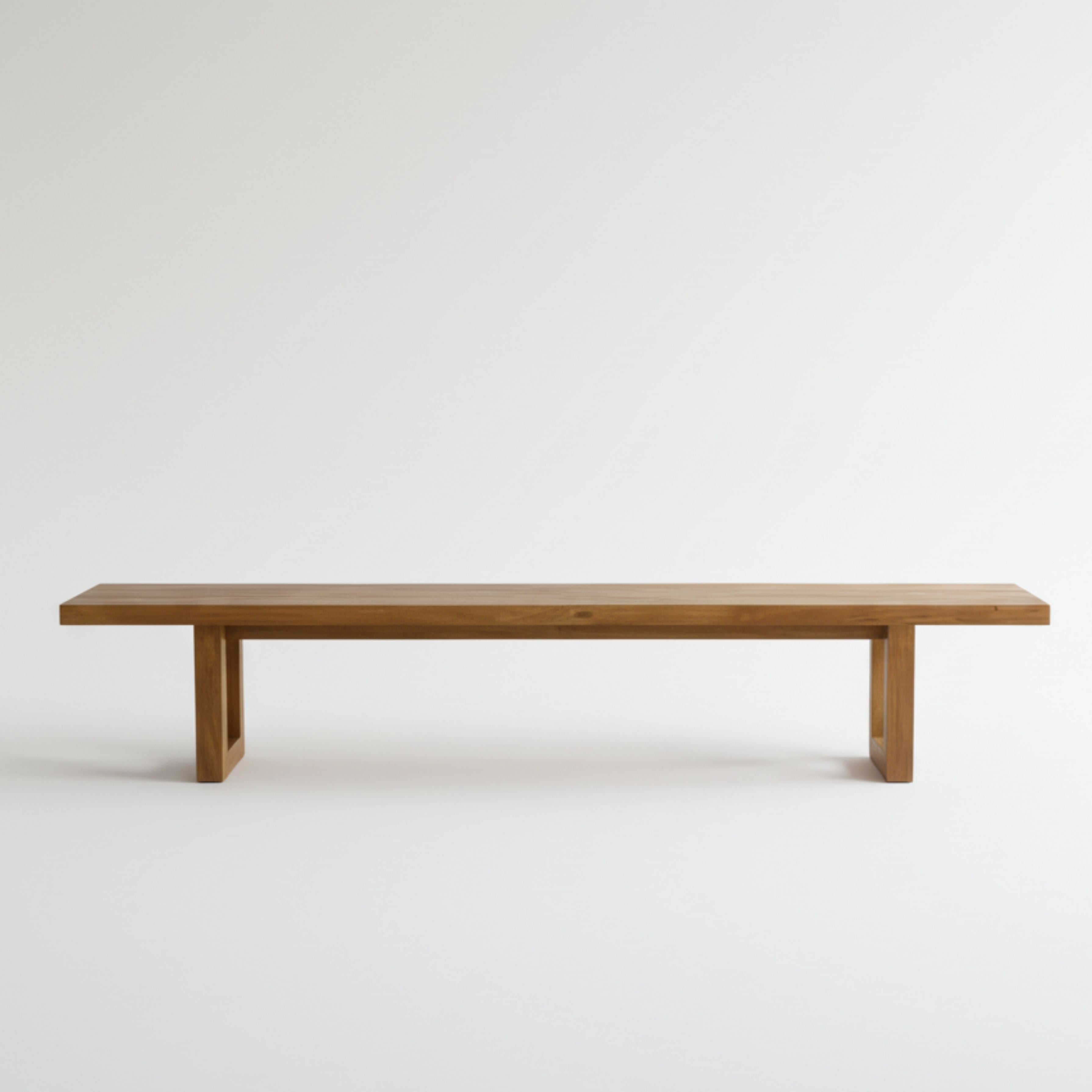 Bambua Bench With Square Foot panca 220 teak