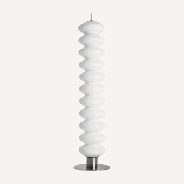 Bambua Tiare Piantana Vetro Bianco 150 cm