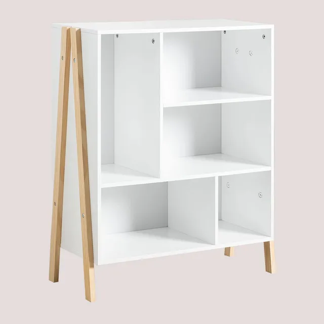 Sklum Belfy Kids scaffale bianco 70 cm legno