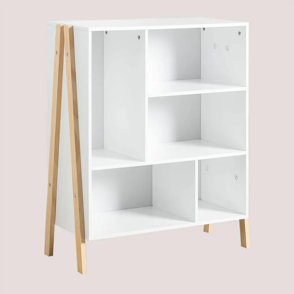 Sklum Belfy Kids scaffale bianco 70 cm legno