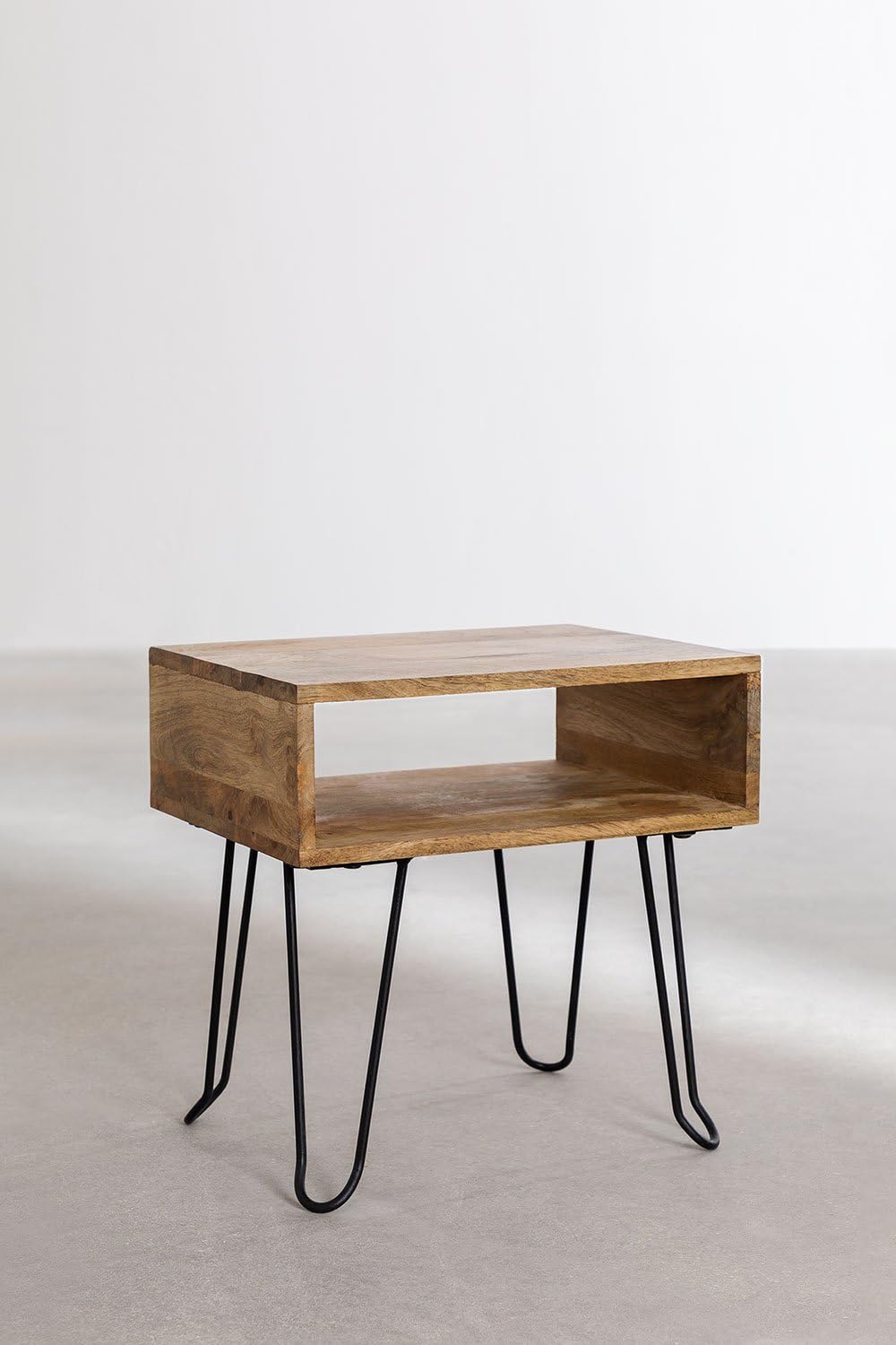 Sklum Tital Style comodino legno acacia 45x35 cm