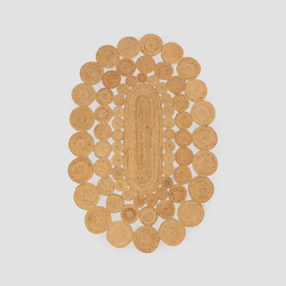 Sklum Dantum Tappeto Ovale Juta 178x120 cm Naturale