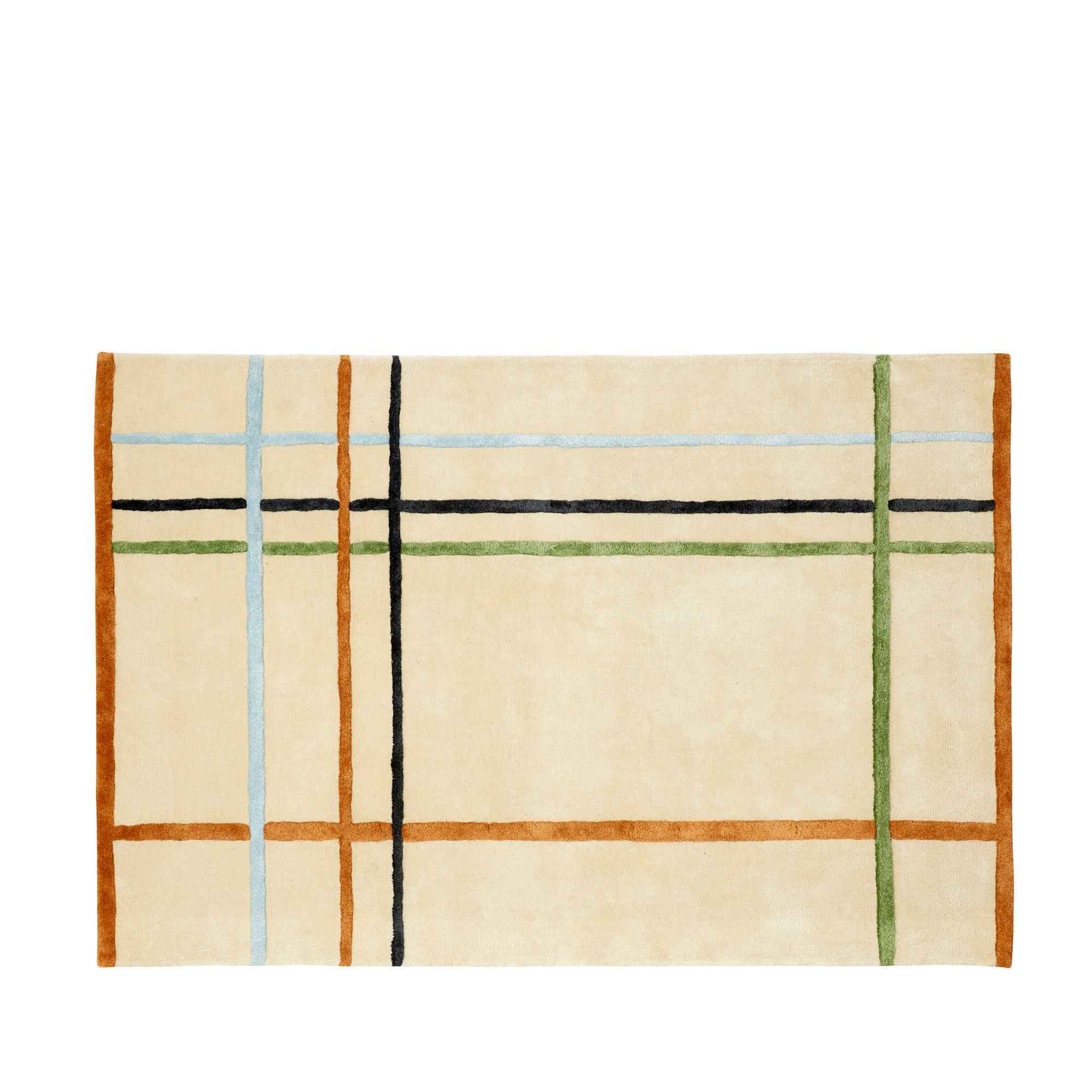 Bambua Fluffy Rug tappeto beige 120x180