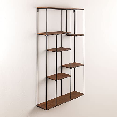 Sklum Anslo scaffale da parete legno acciaio 119 cm