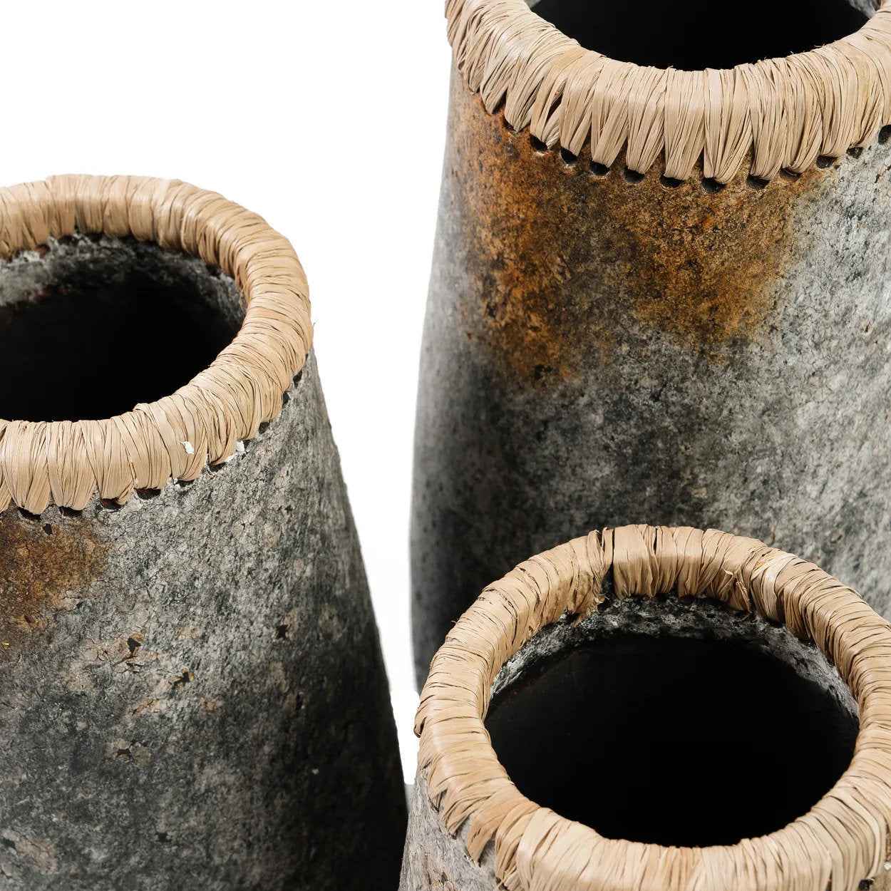 Bambua Sneaky vaso terracotta grigio M