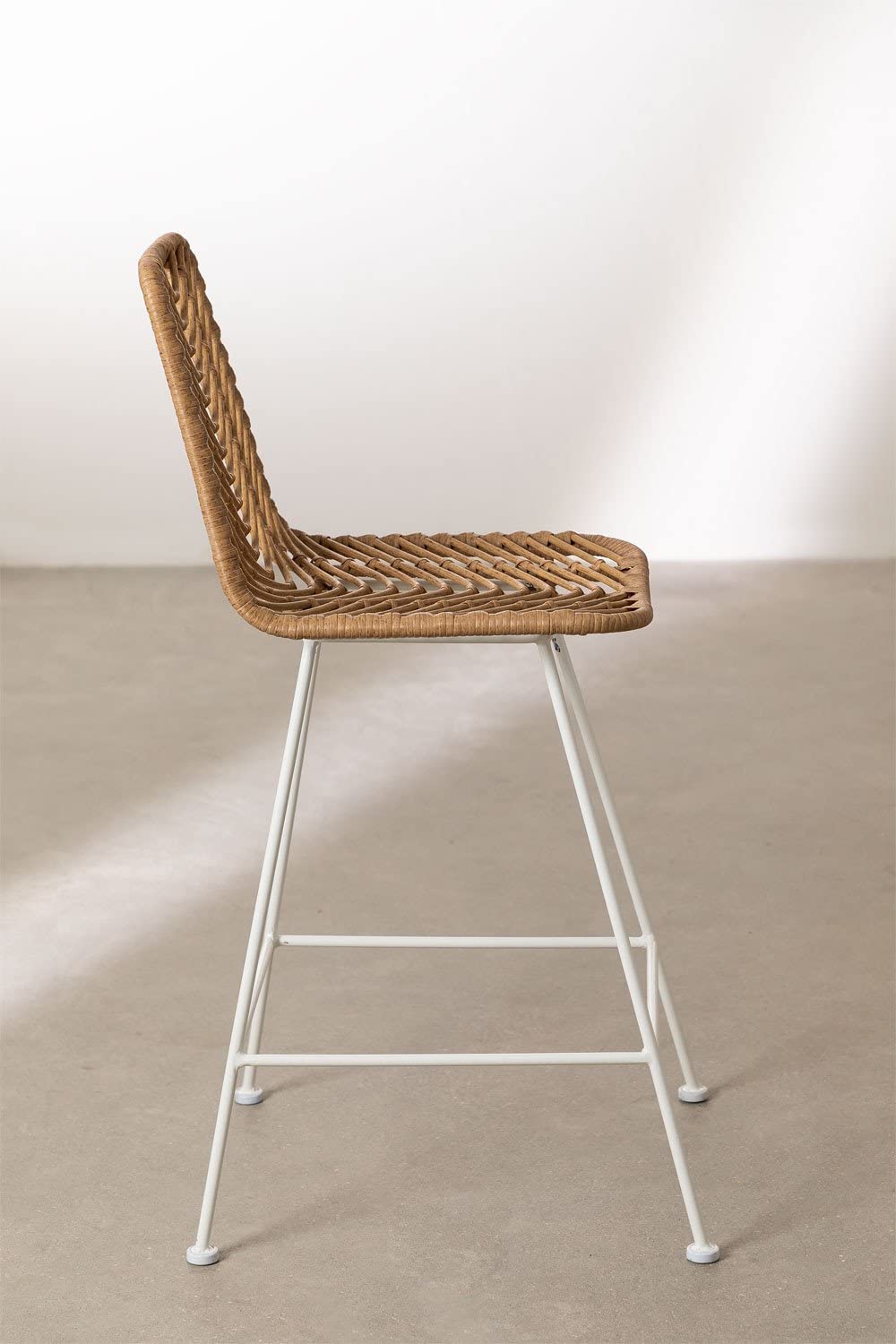 Sklum Gouda sgabello rattan naturale 65 cm