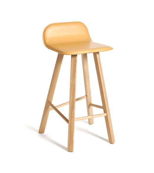 Colé Tria Stool LB sgabello imbottito schienale basso